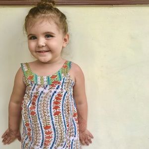 Anokhi koki Girls cotton dress